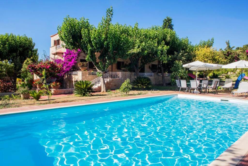 Cretan Stone Built Villa Agapi Rethimnon Buitenkant foto
