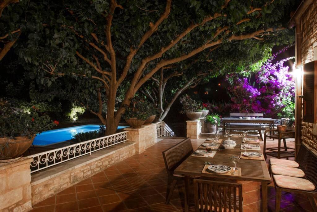 Cretan Stone Built Villa Agapi Rethimnon Buitenkant foto