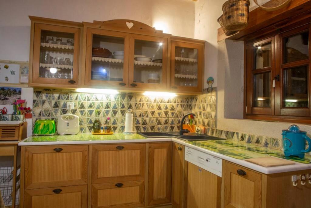 Cretan Stone Built Villa Agapi Rethimnon Buitenkant foto